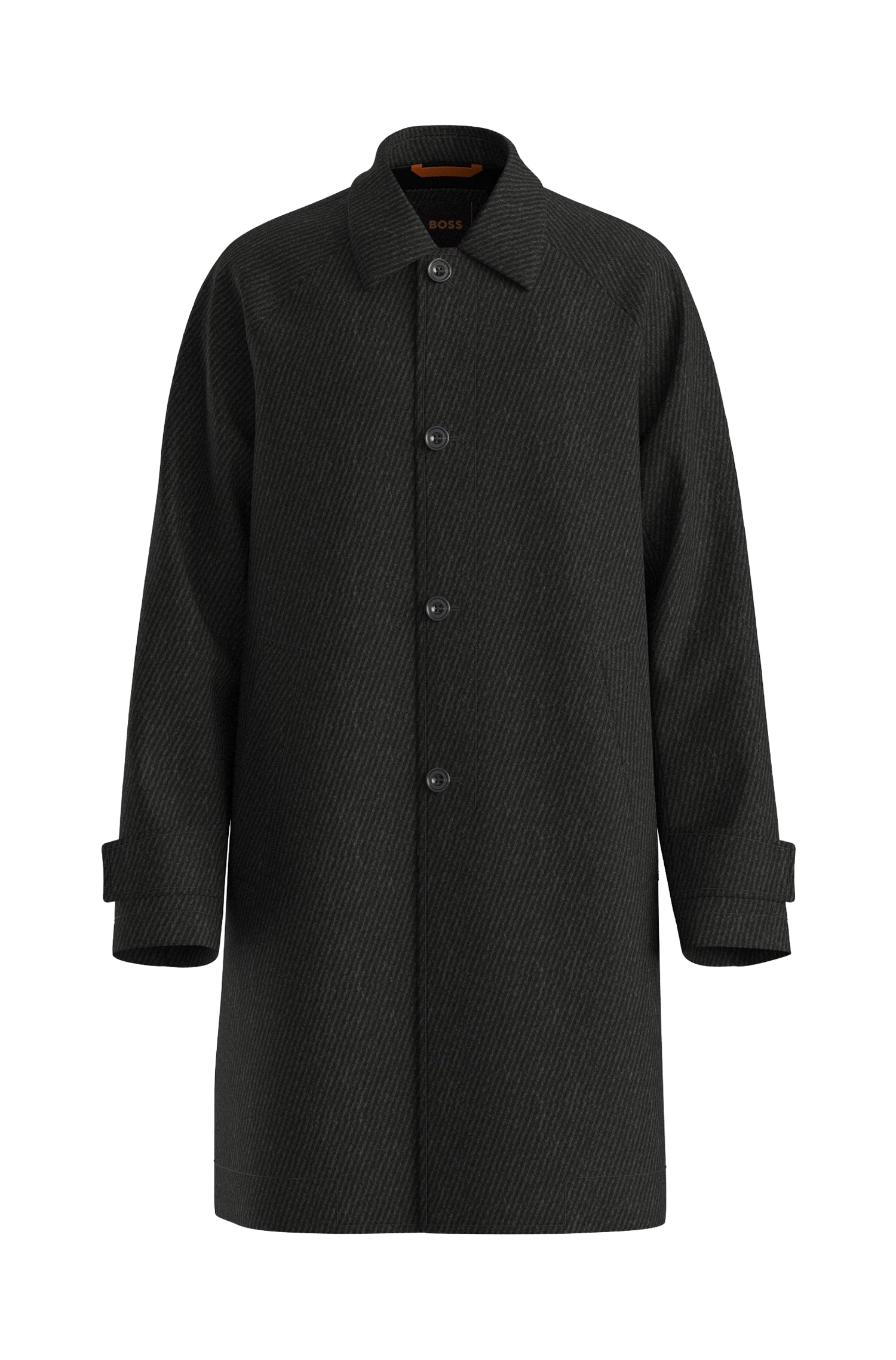 Parka Ocozy en laine - Black