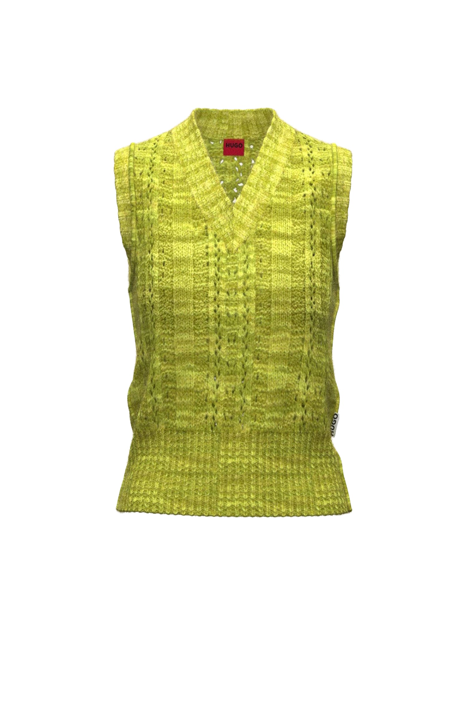 Sleeveless jumper - Bright Yellow
