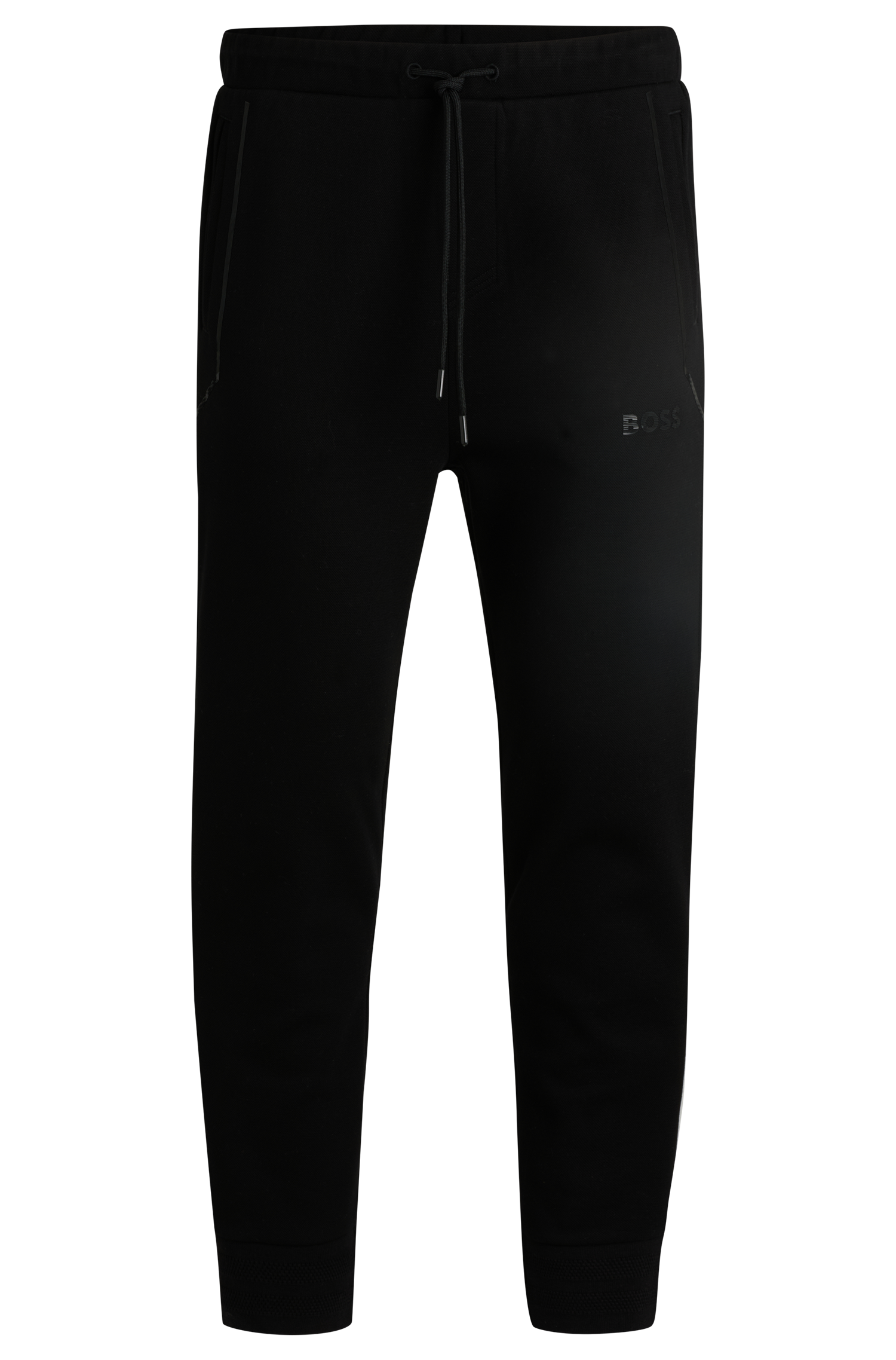 BLACK // CASUAL TROUSERS HADIKO MIRROR