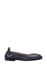 Dasy leather ballet flats - Dark Blue