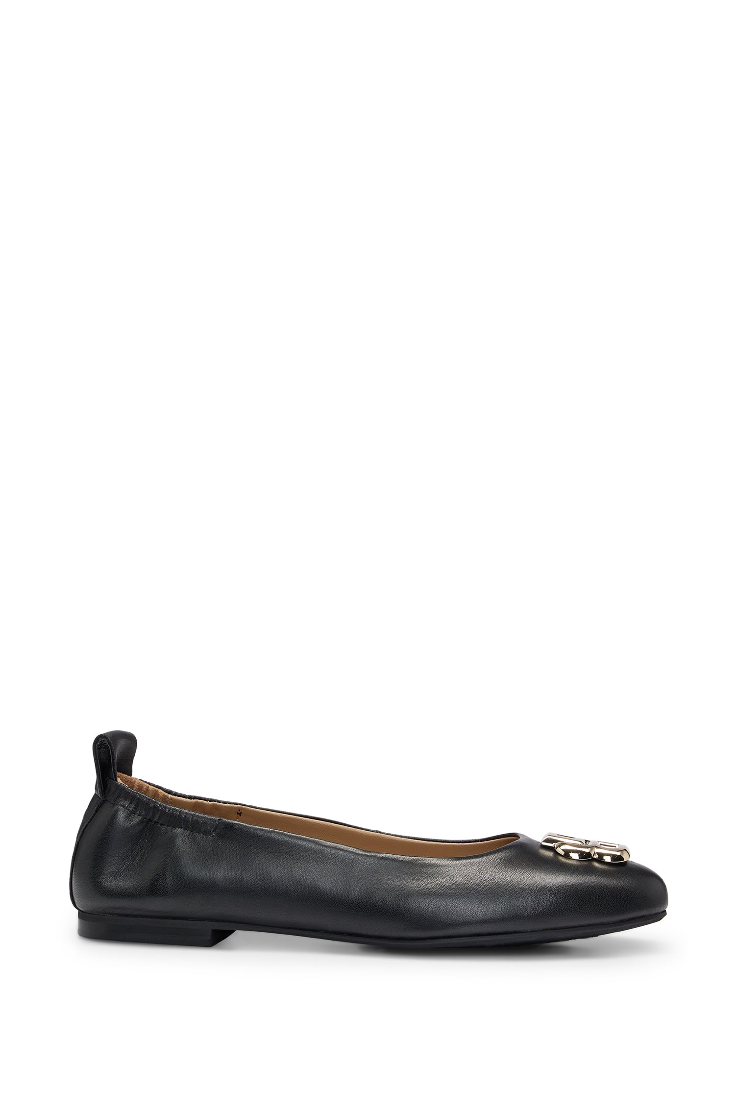 Dasy leather ballet flats - Black