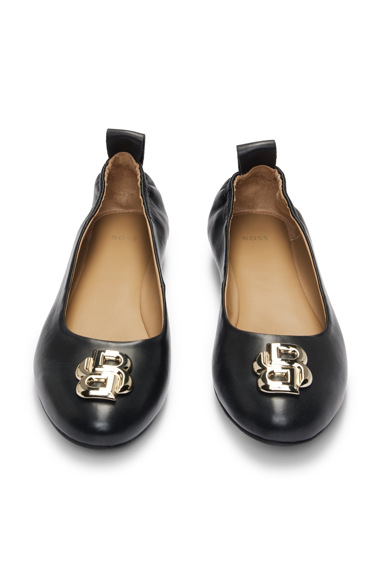 Dasy leather ballet flats - Black