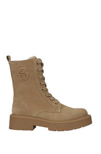 Rebby leather ankle boots - Medium Beige