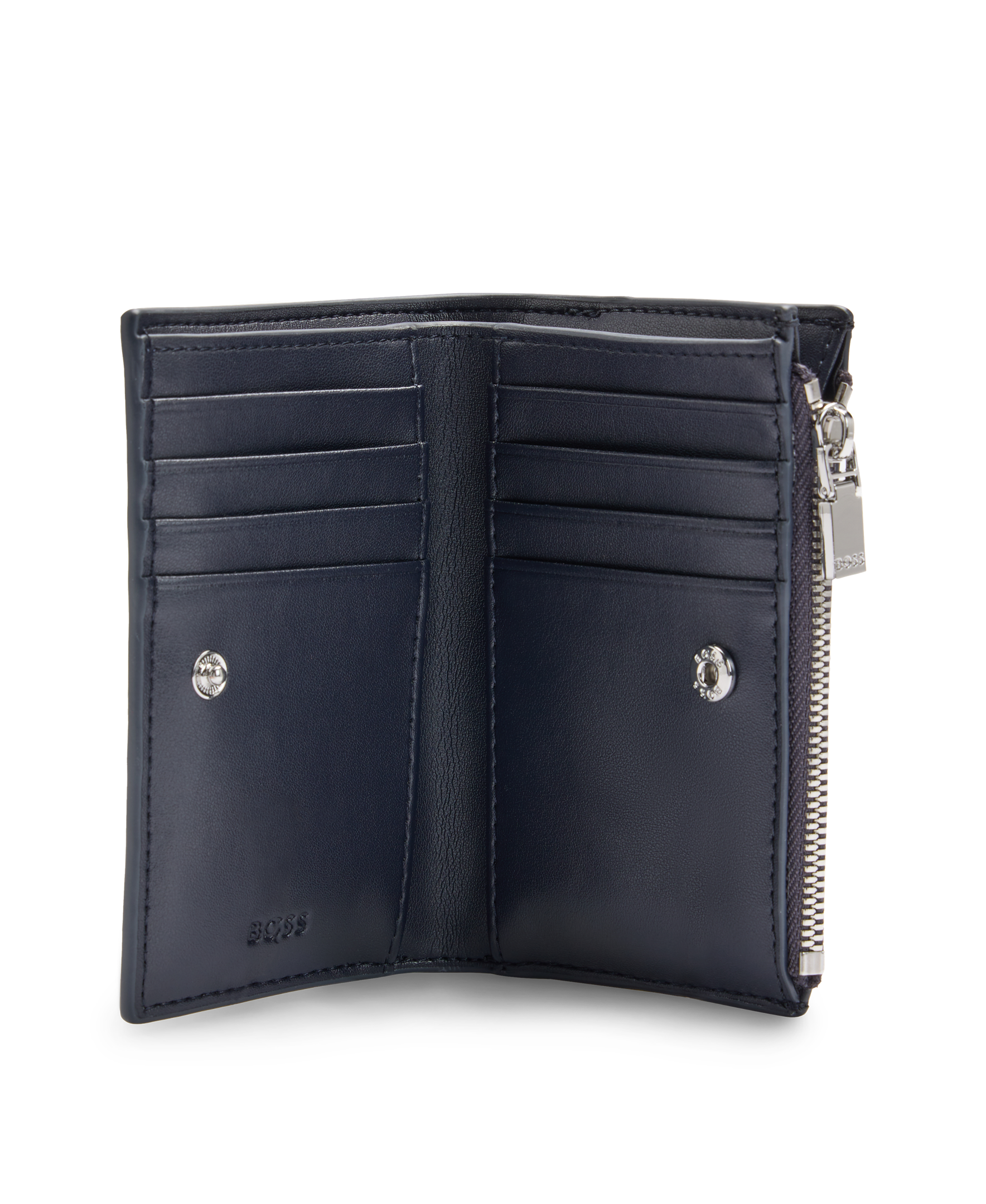 DARK BLUE // WALLETS B_ICON SM WALLET