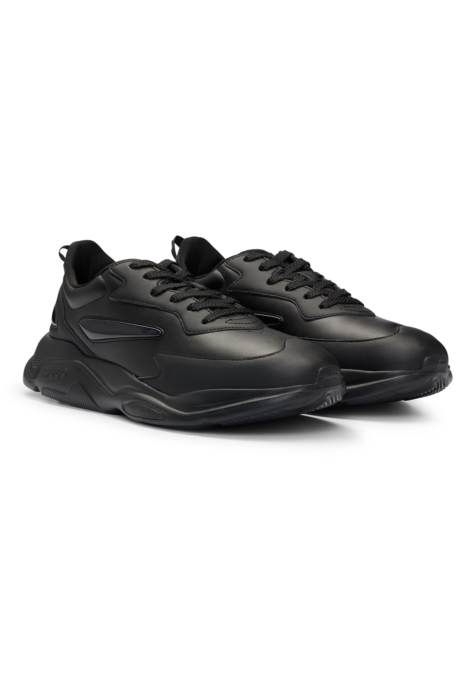 BLACK // LACE-UP TRAINERS LEON_RUNN_BLUB