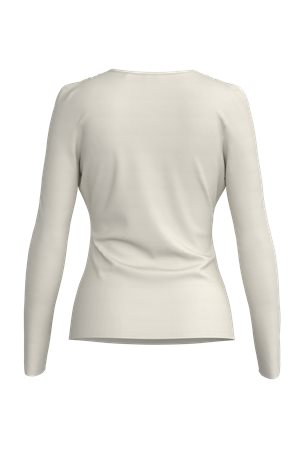OPEN WHITE // CASUAL TOPS ESEYANA