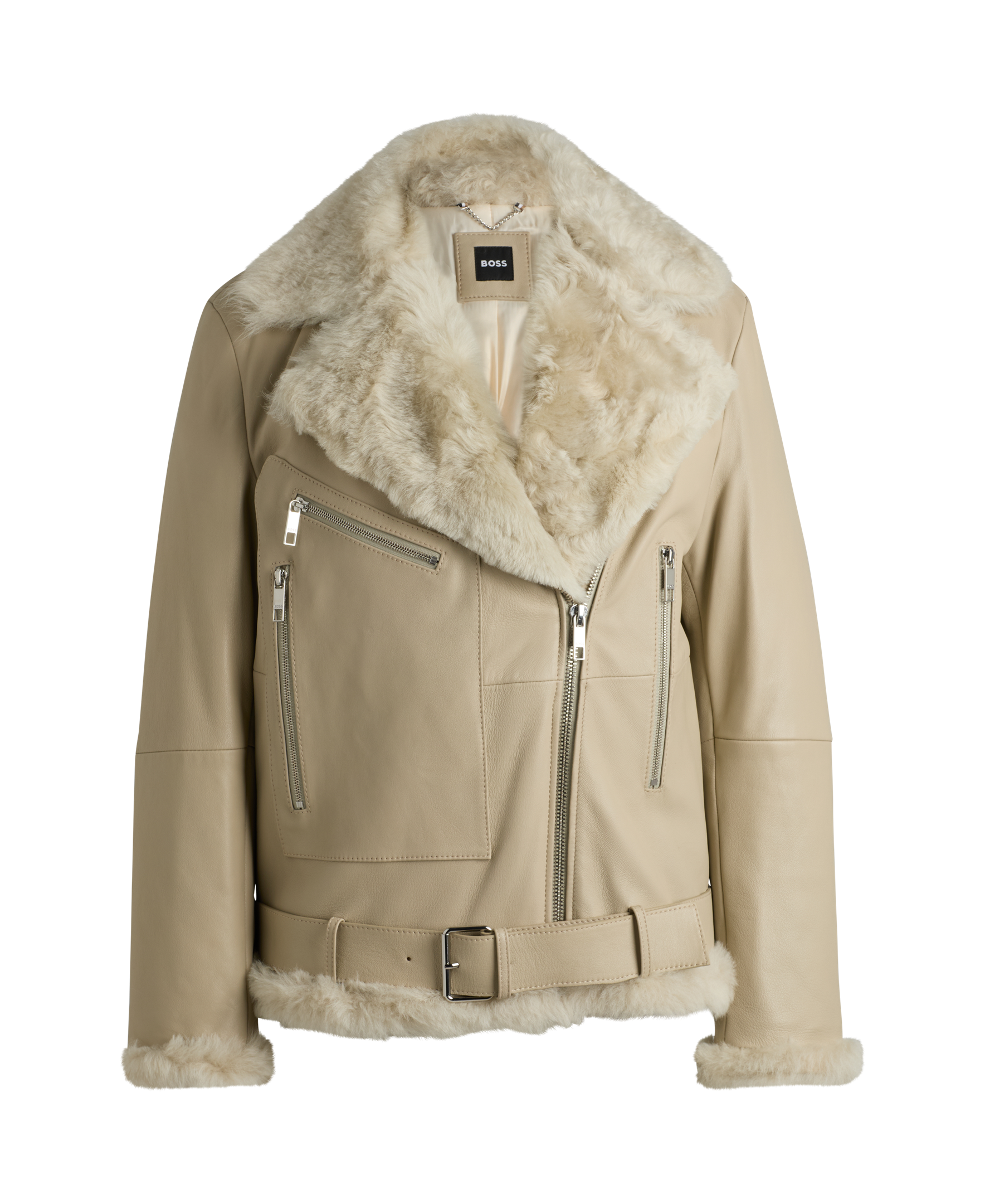 OPEN BEIGE // LEATHER SABBINA