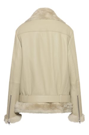OPEN BEIGE // LEATHER SABBINA