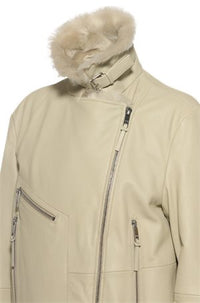OPEN BEIGE // LEATHER SABBINA
