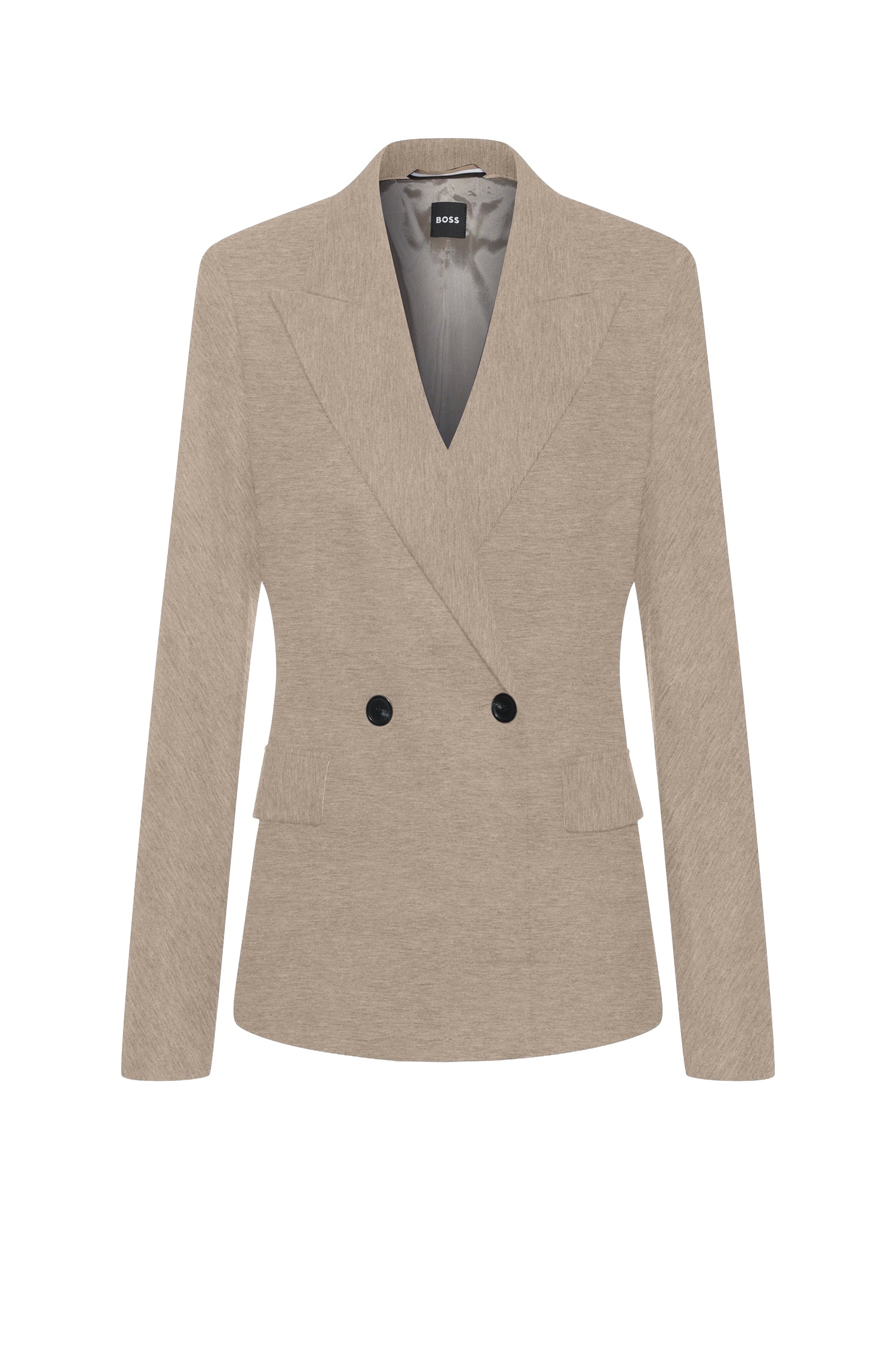 Blazer Jia en laine - Open Grey