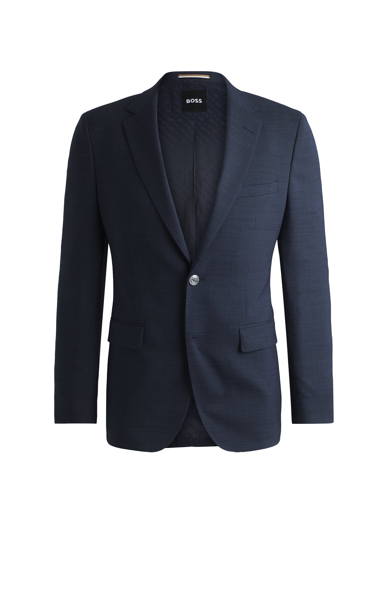 Veste de costume Jasper en laine mélangée - Open Blue