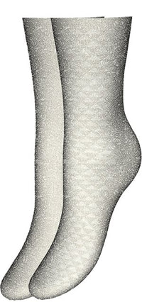 OPEN WHITE // CASUAL SOCKS 2P RS 3D STRUC CC W