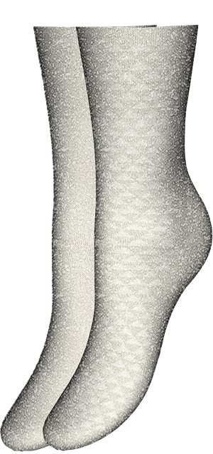 OPEN WHITE // CASUAL SOCKS 2P RS 3D STRUC CC W
