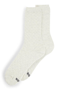 Knee-high socks - Open White