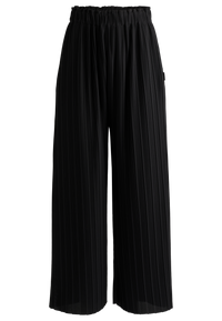 BLACK // CASUAL TROUSERS HIRESA-1