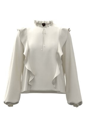 OPEN WHITE // CASUAL BLOUSES C_BIRENNA