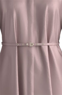 Robe Dasmine en soie - Open Purple