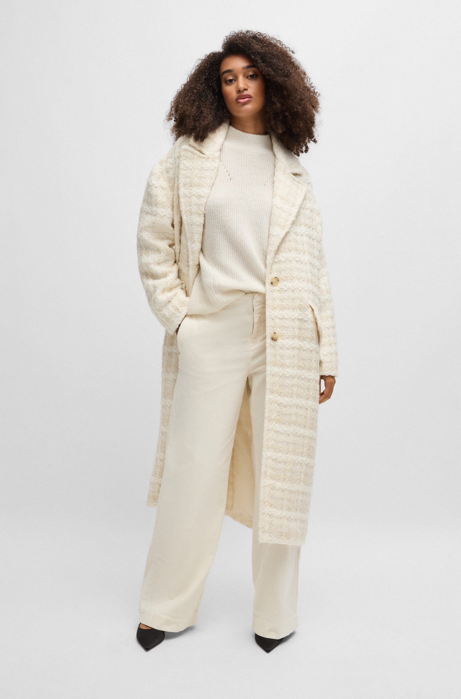 OPEN WHITE // CASUAL TROUSERS C_TAHILONE-D