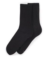 BLACK // GIFT SET SOCKS 2PRS GIFT SHINY CC W