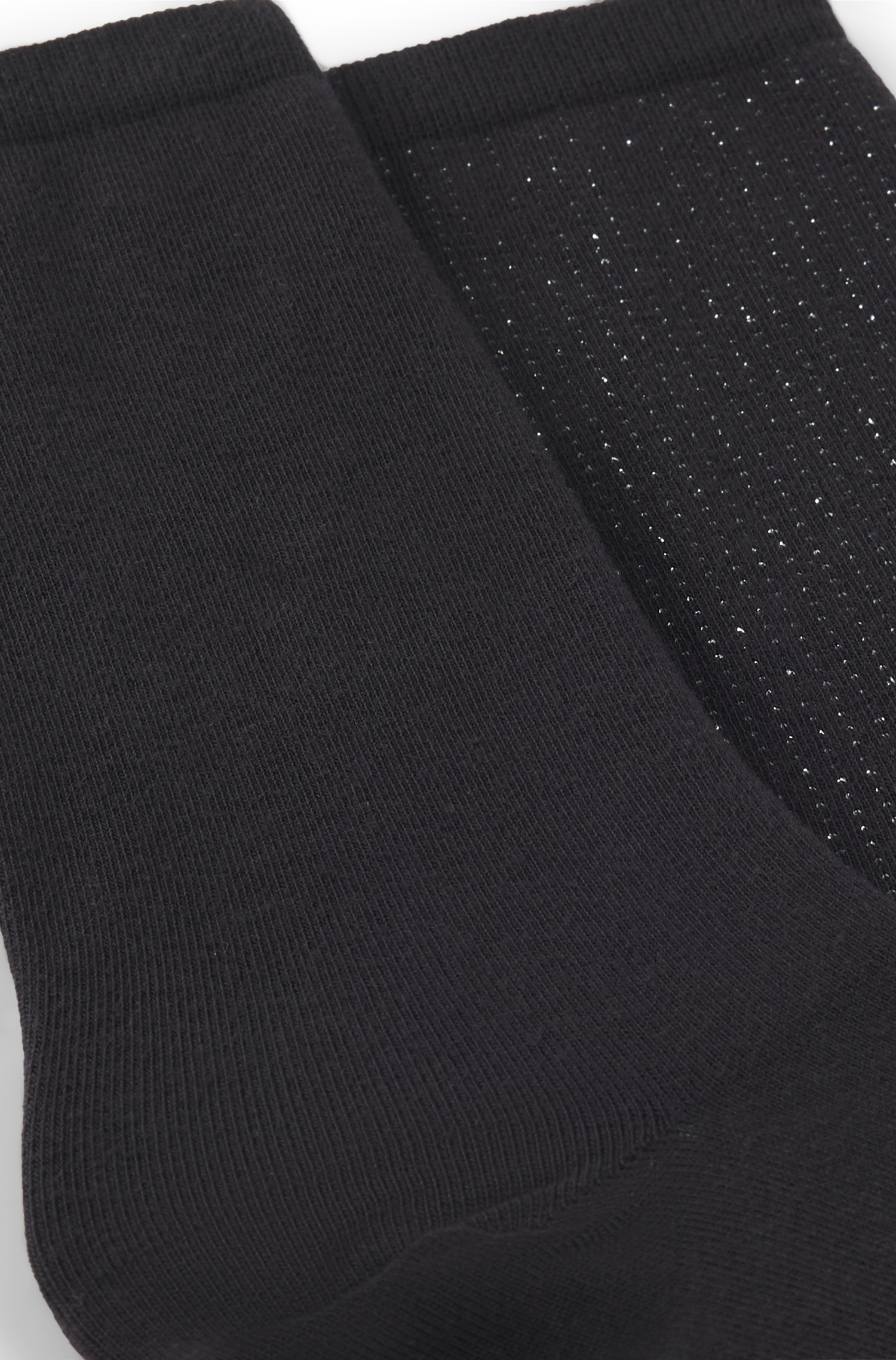 BLACK // GIFT SET SOCKS 2PRS GIFT SHINY CC W