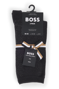 BLACK // GIFT SET SOCKS 2PRS GIFT SHINY CC W