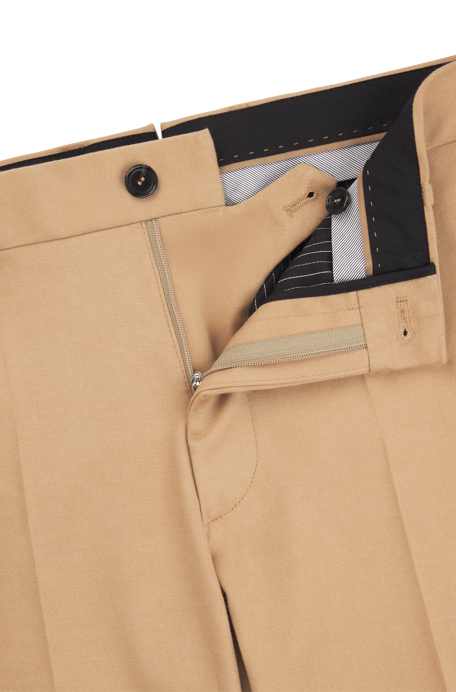 MEDIUM BEIGE // FORMAL TROUSERS L-KAITONL-243