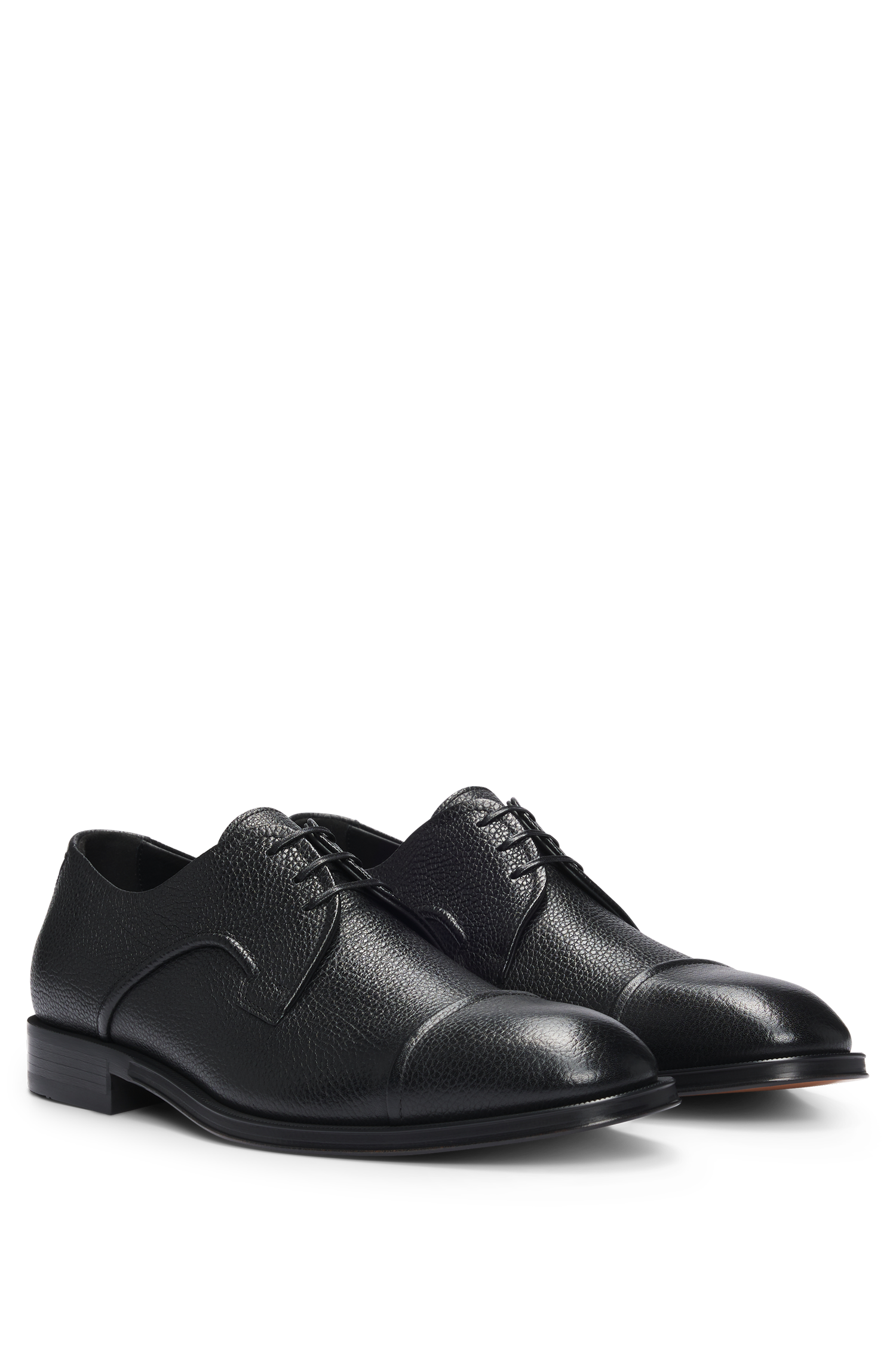Derrek leather derbies - Black