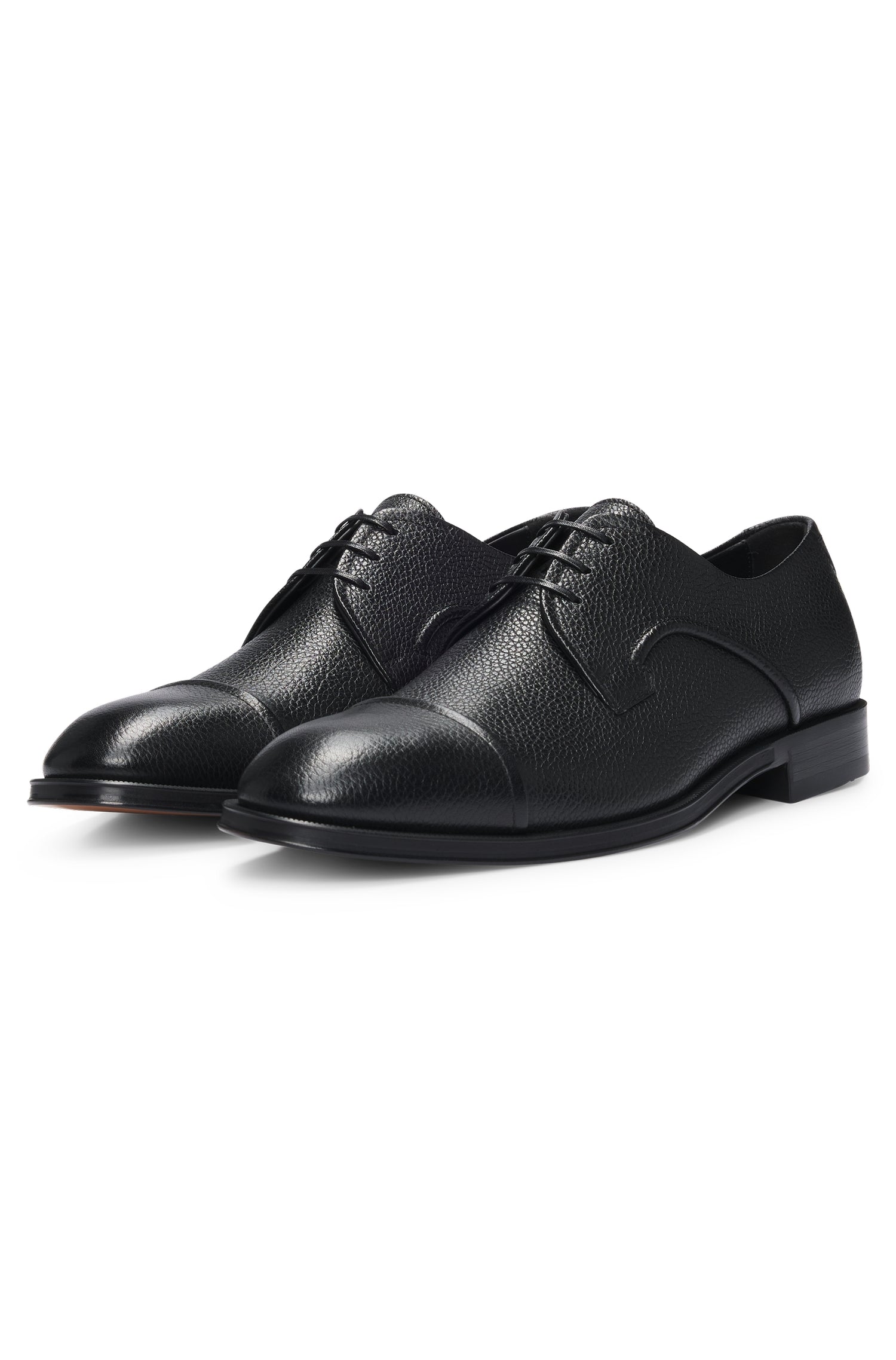 Derrek leather derbies - Black