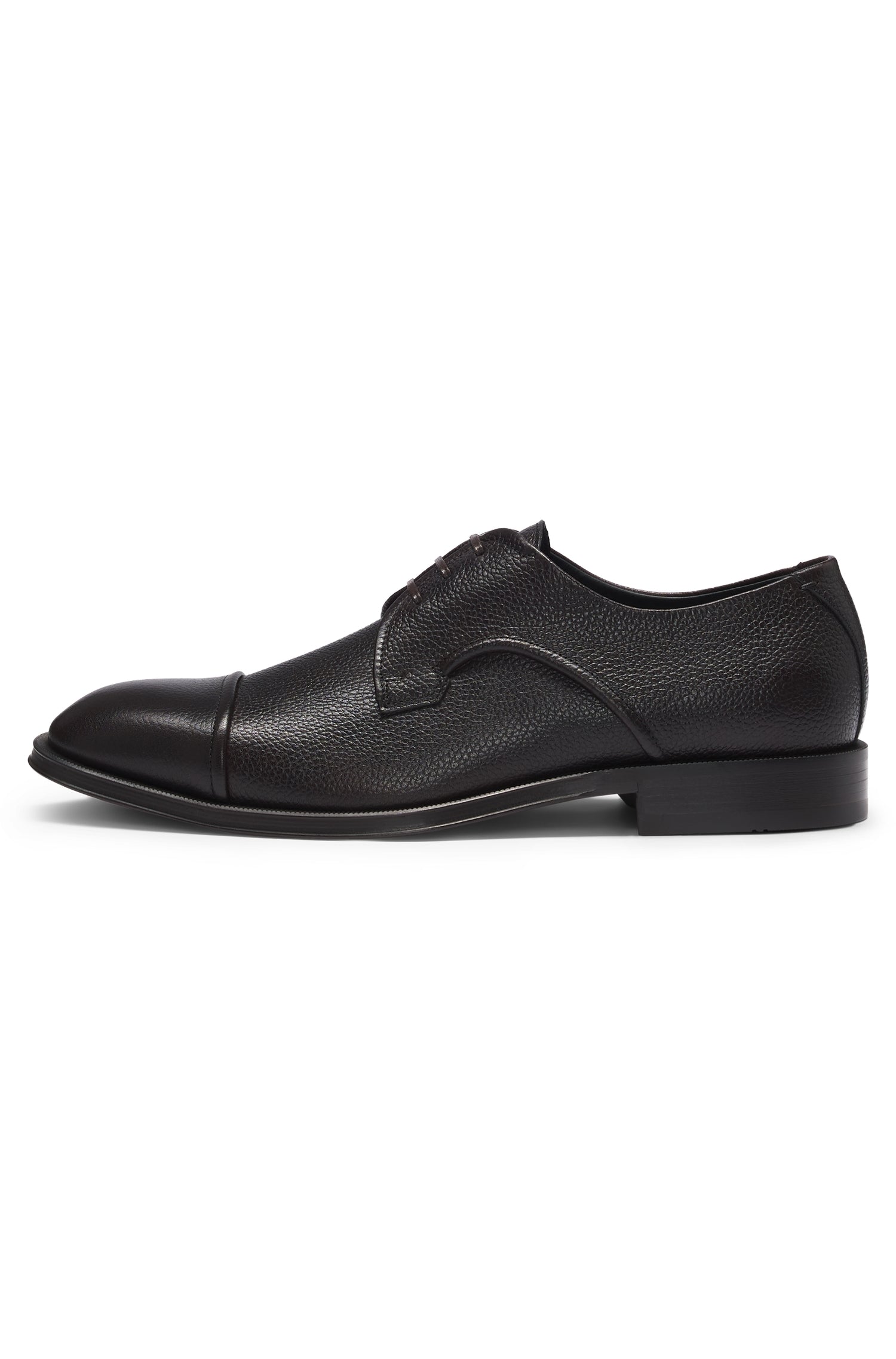 Derrek leather derbies - Dark Brown