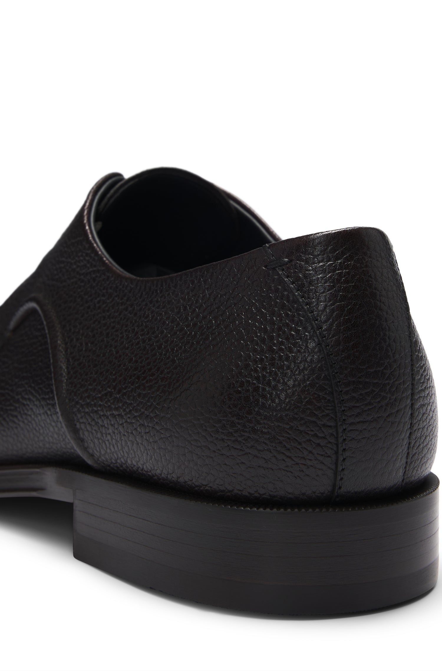 Derrek leather derbies - Dark Brown