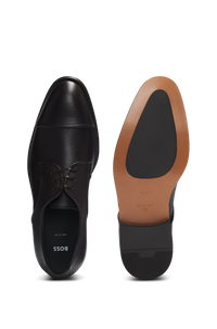 Derrek leather derbies - Dark Brown