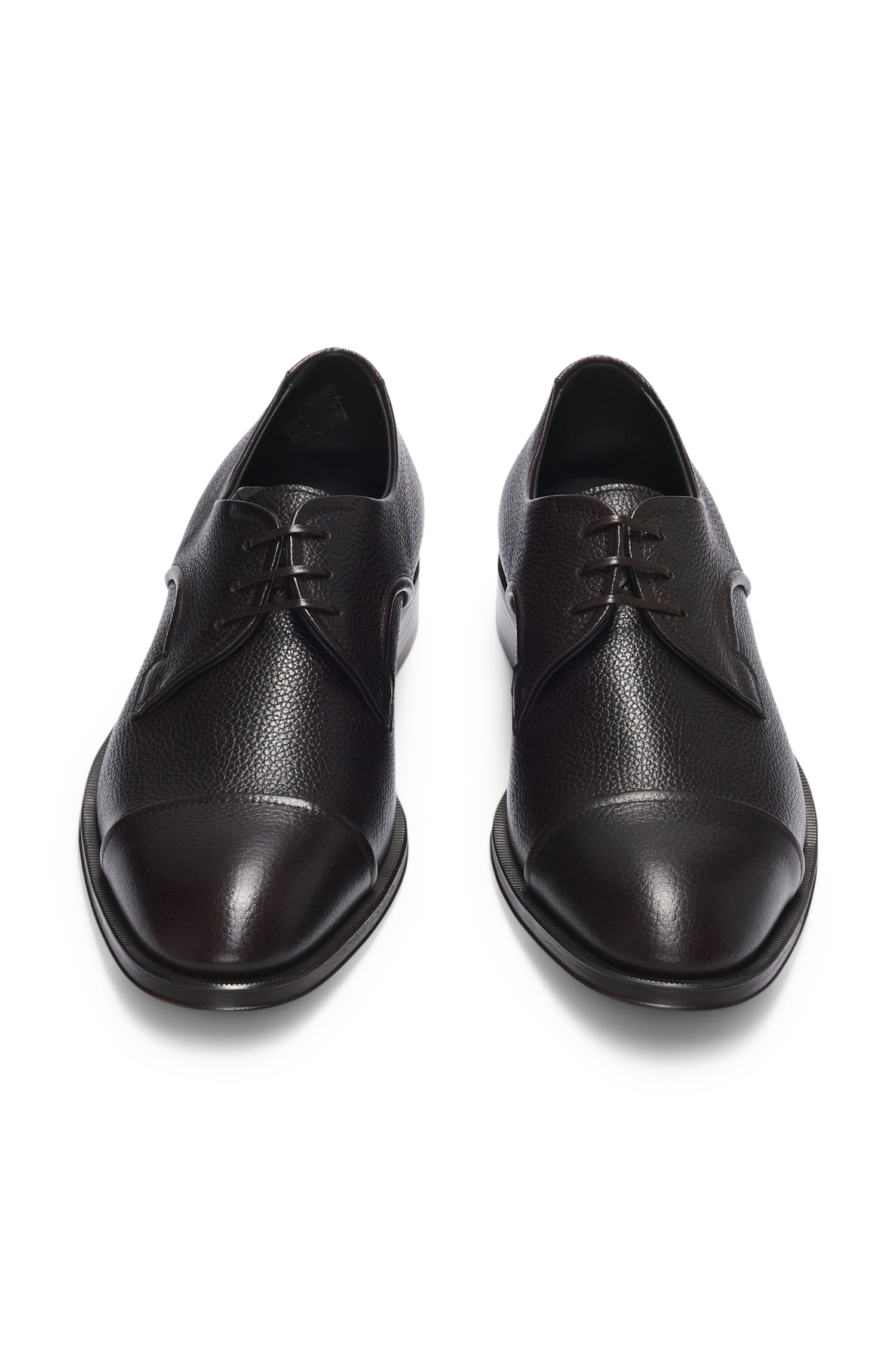Derrek leather derbies - Dark Brown