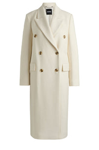 Manteau Callaf en laine - Open White