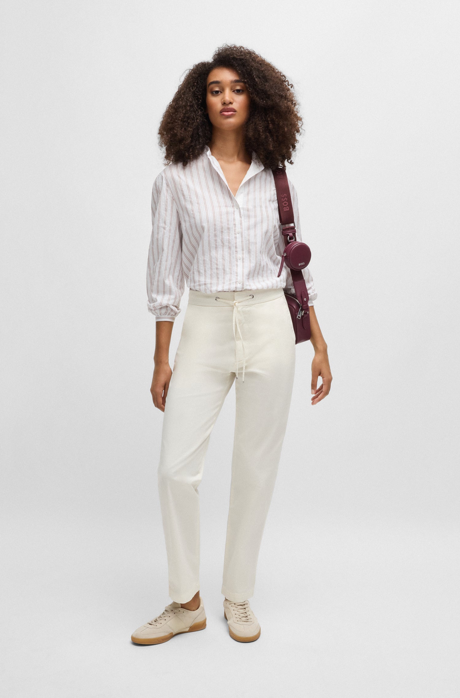 OPEN WHITE // CASUAL TROUSERS C_TAPATA2-D