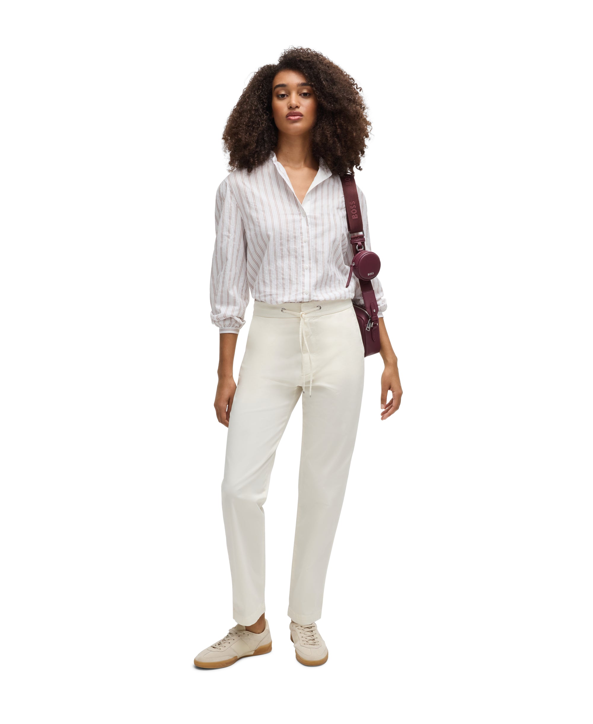 OPEN WHITE // CASUAL TROUSERS C_TAPATA2-D