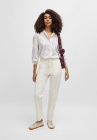 OPEN WHITE // CASUAL TROUSERS C_TAPATA2-D
