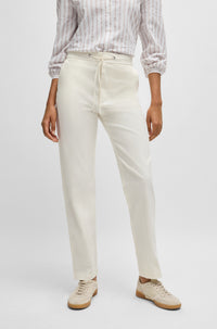 OPEN WHITE // CASUAL TROUSERS C_TAPATA2-D