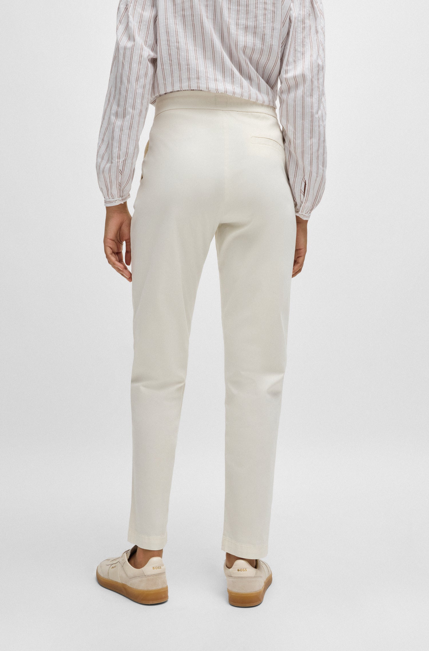 OPEN WHITE // CASUAL TROUSERS C_TAPATA2-D