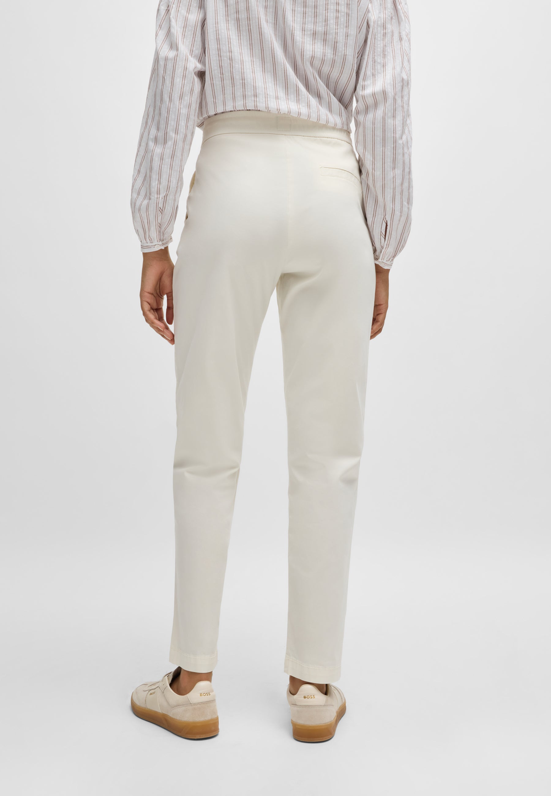 OPEN WHITE // CASUAL TROUSERS C_TAPATA2-D