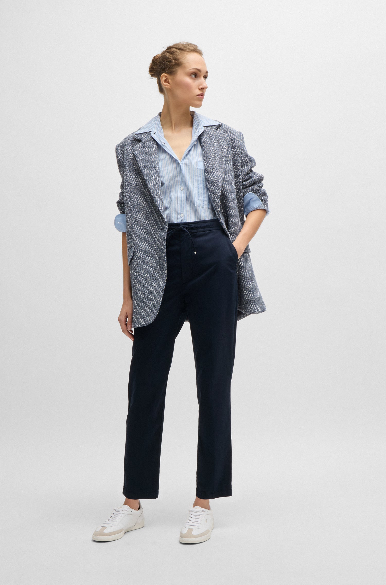 DARK BLUE // CASUAL TROUSERS C_TAPATA2-D