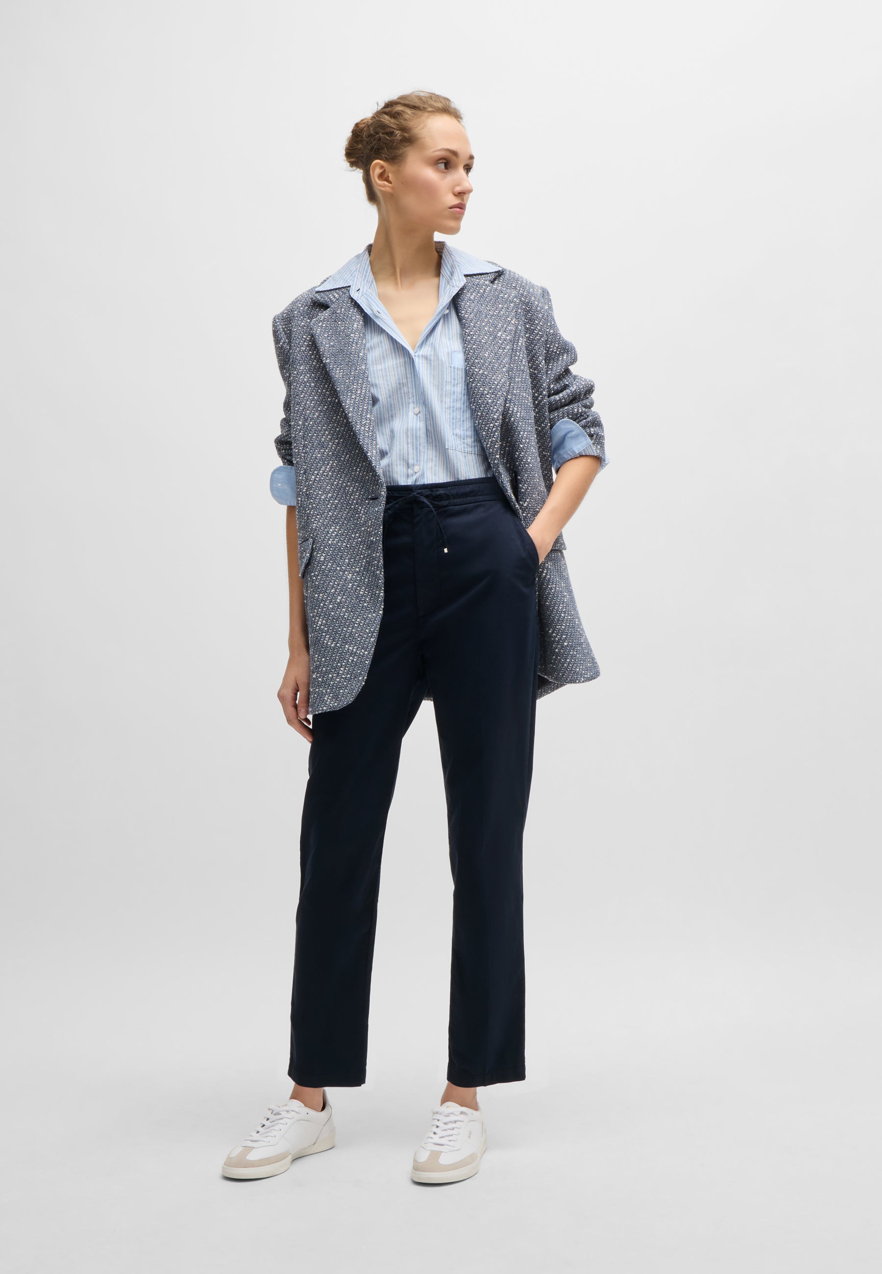 DARK BLUE // CASUAL TROUSERS C_TAPATA2-D