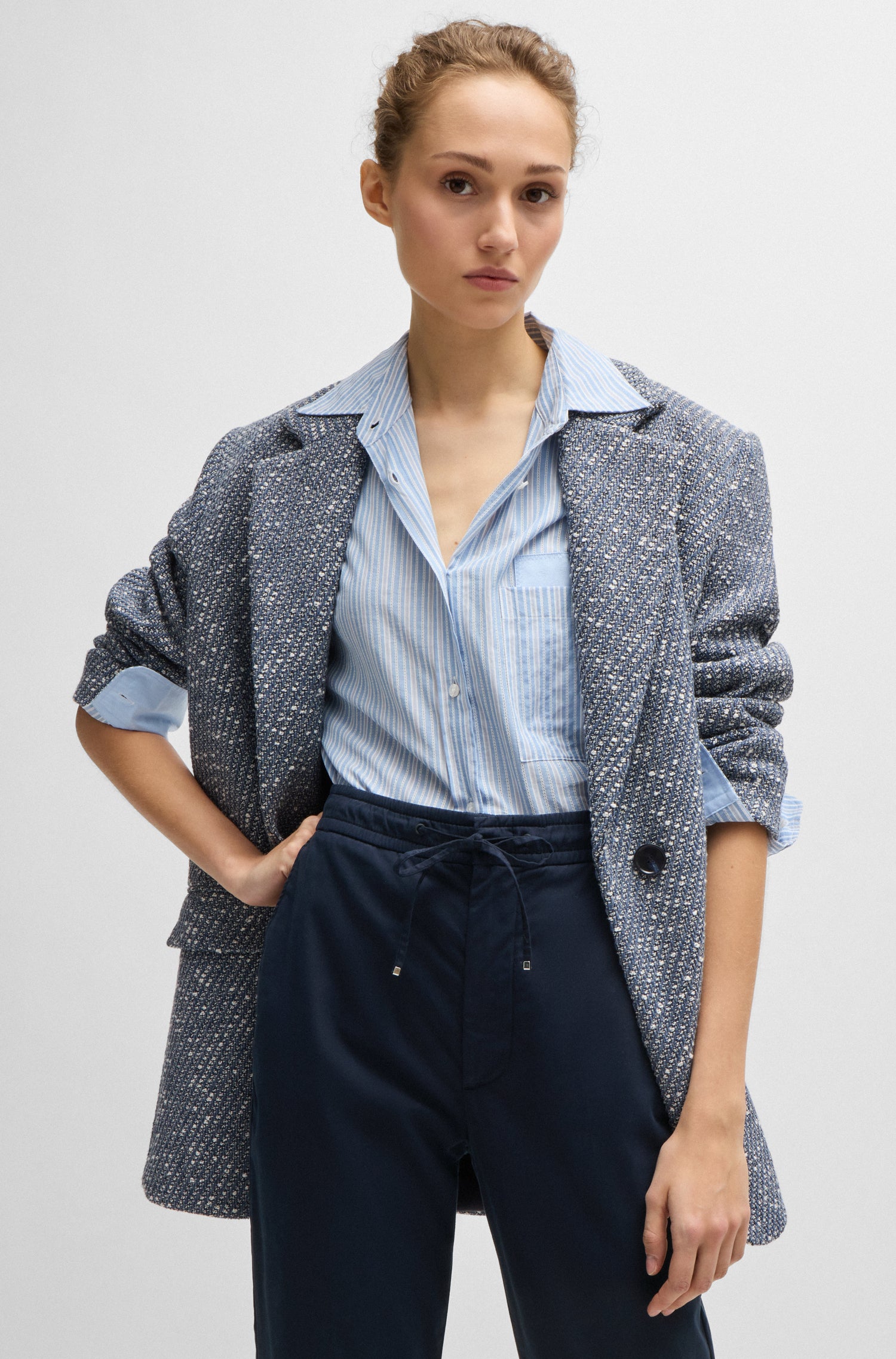 DARK BLUE // CASUAL TROUSERS C_TAPATA2-D