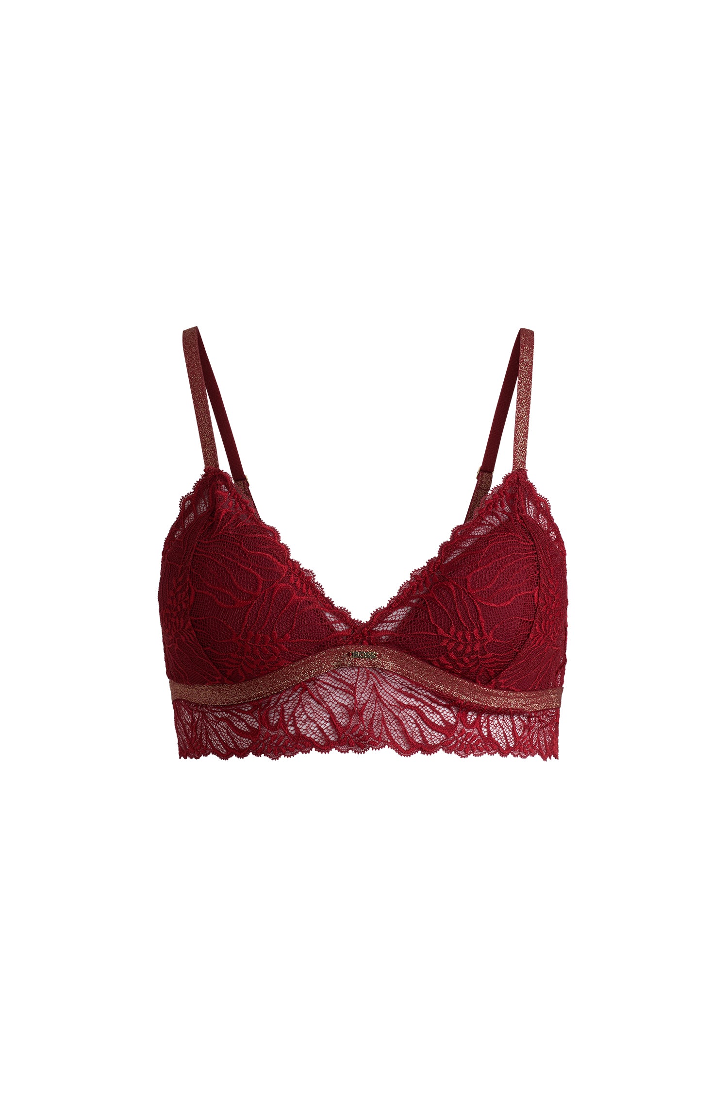 Bianca triangle bra - Medium Red