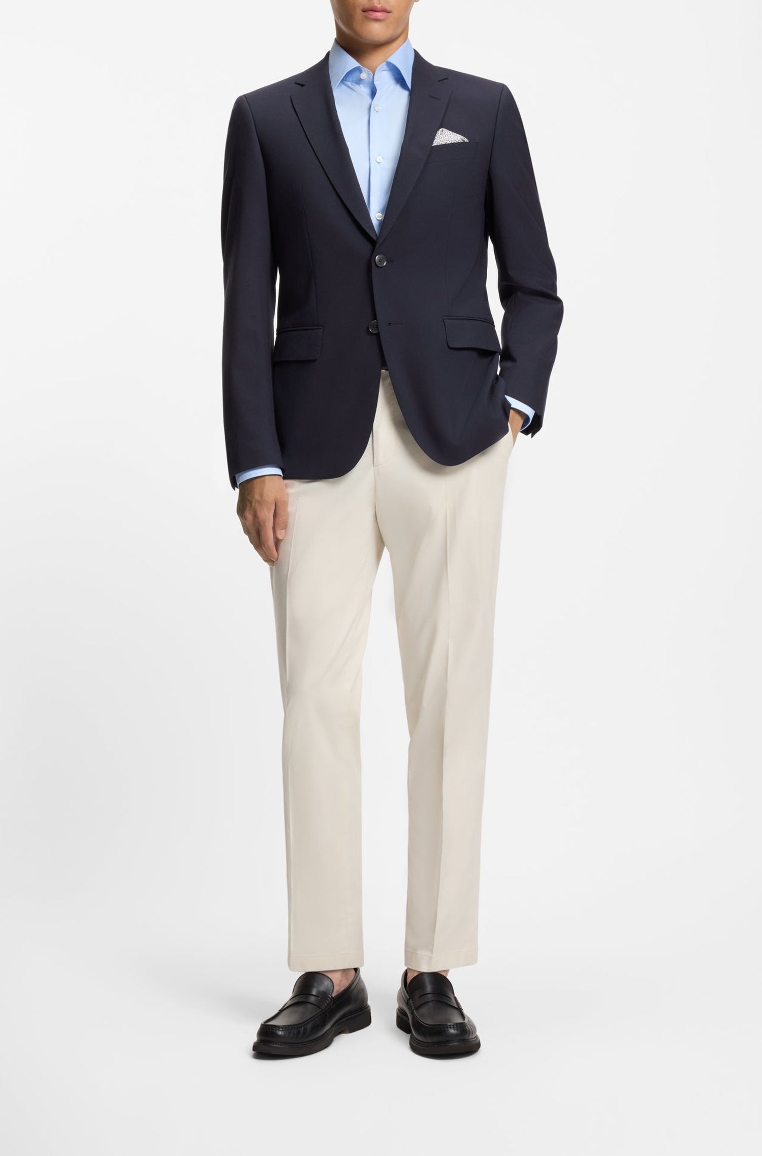 Veste de costume Huge en laine - Navy