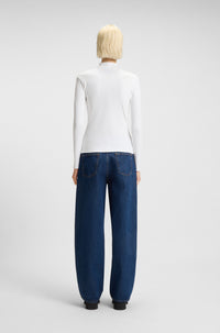 WHITE // CASUAL TOPS EASY LONGSLEEVE_B