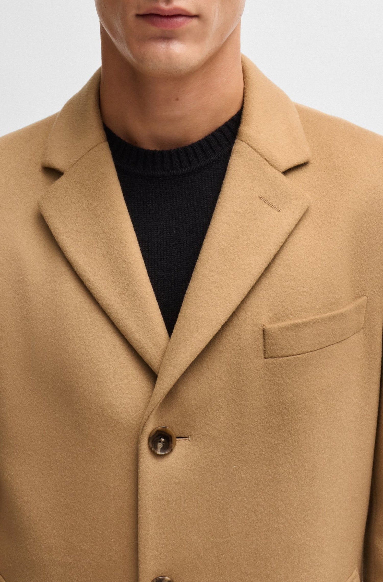 Manteau Hyde en laine - Medium Beige