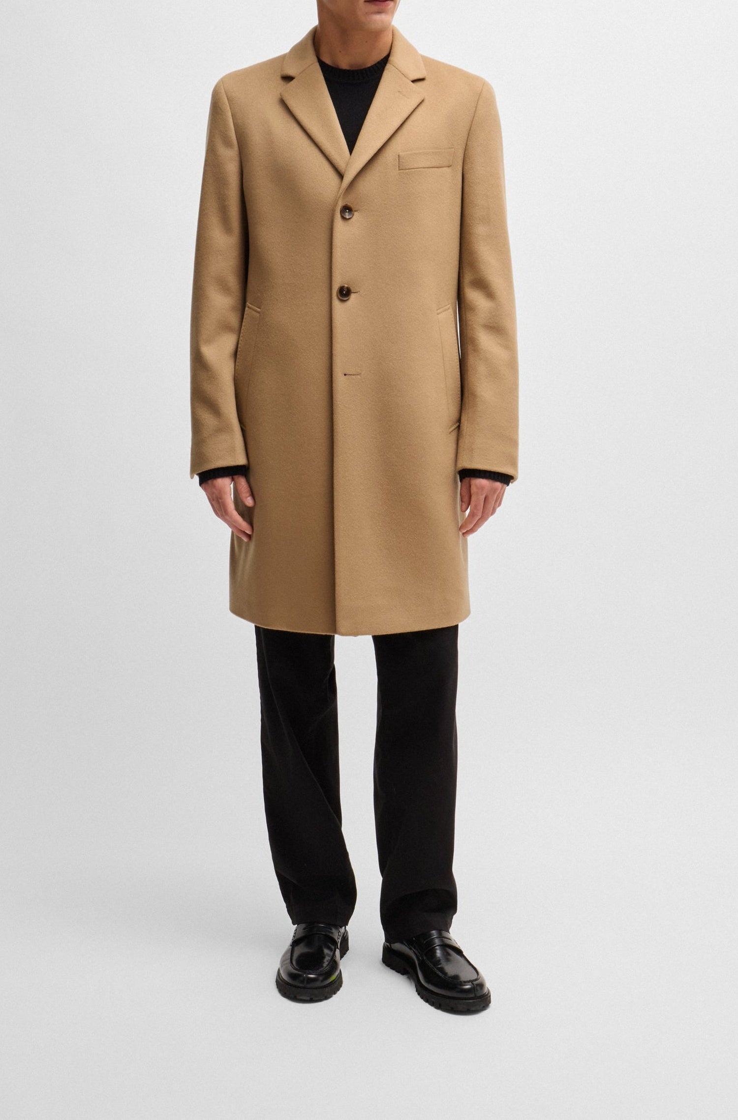 Manteau Hyde en laine - Medium Beige