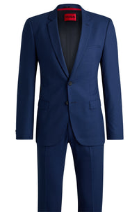 Costume deux pièces Aarti & Hesten en laine mélangée - Medium Blue