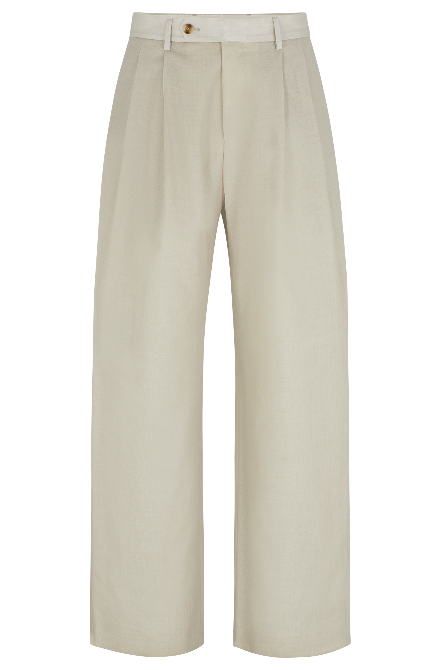 OPEN BEIGE // FORMAL TROUSERS H-BOSS92-T1