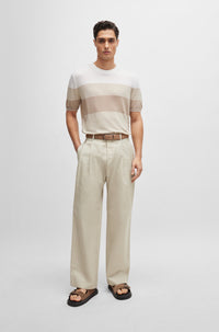 OPEN BEIGE // FORMAL TROUSERS H-BOSS92-T1